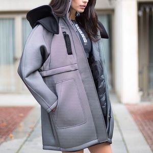 Alexander Wang Gray Puffer Jacket